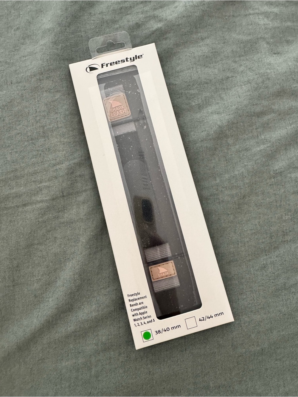 Freestyle Replacement Watch Band in Black with Silver Accents